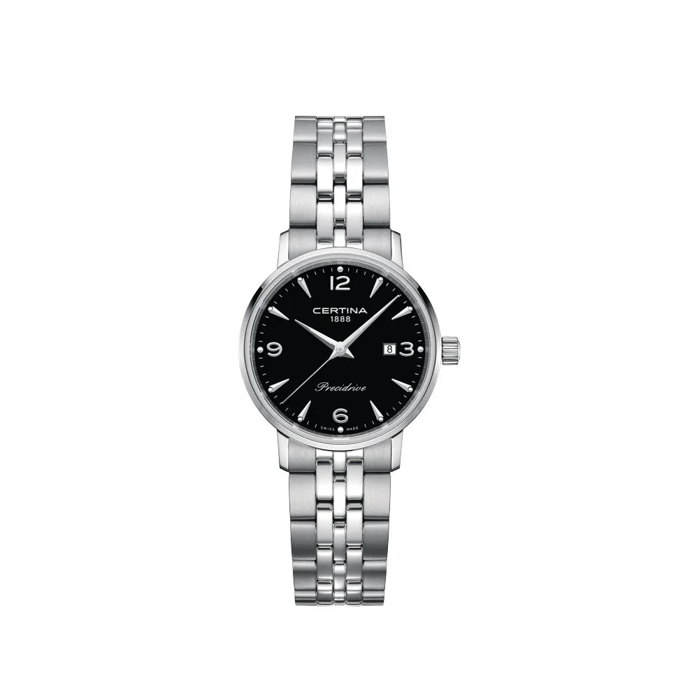 Certina DS Caimano Dameur - Sort Urskive – C0352101105700