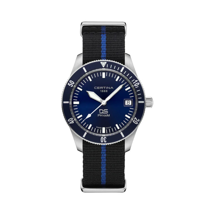 Certina DS PH100M Gent Blå Urskive – C0444101804000