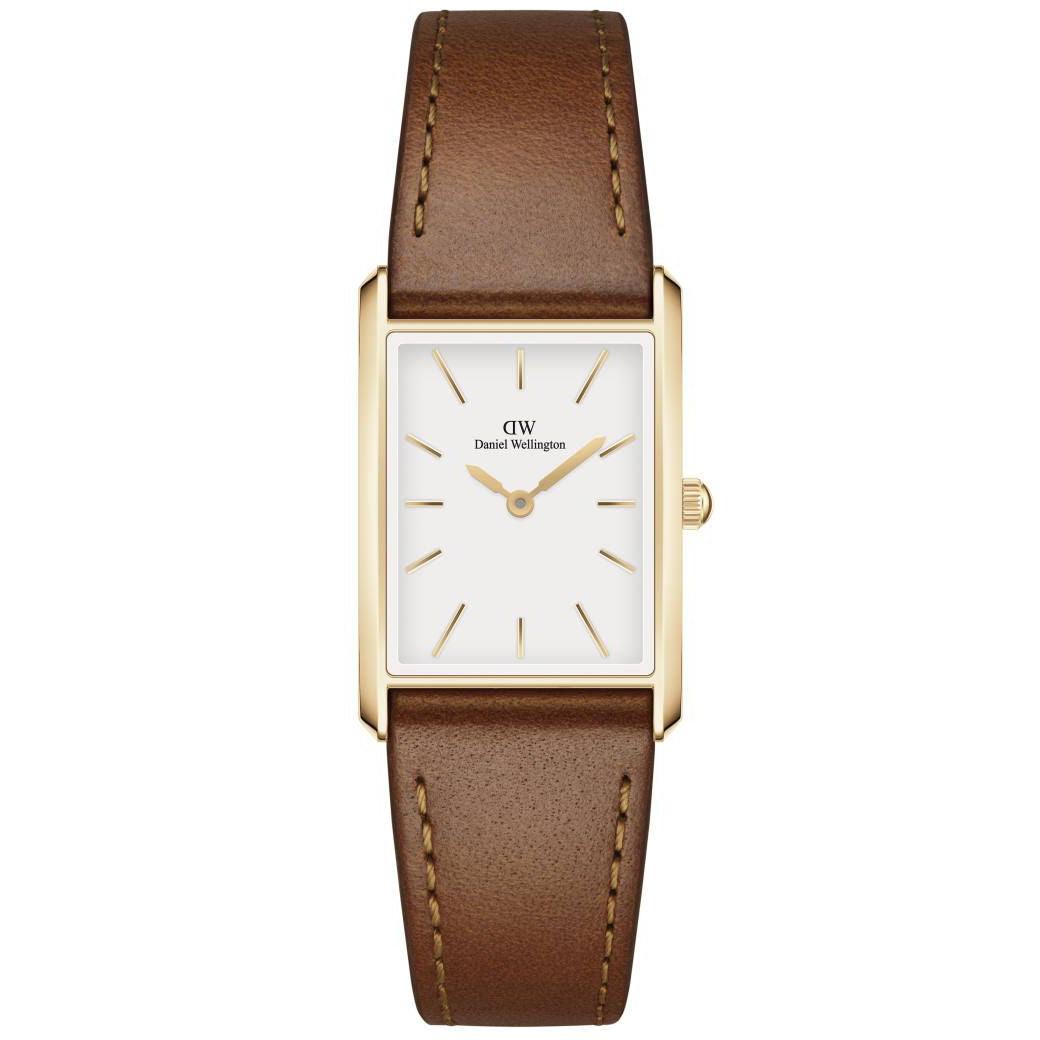 Daniel Wellington Bound Durham Firkantet Dameur m. Læderrem – ADW00100696