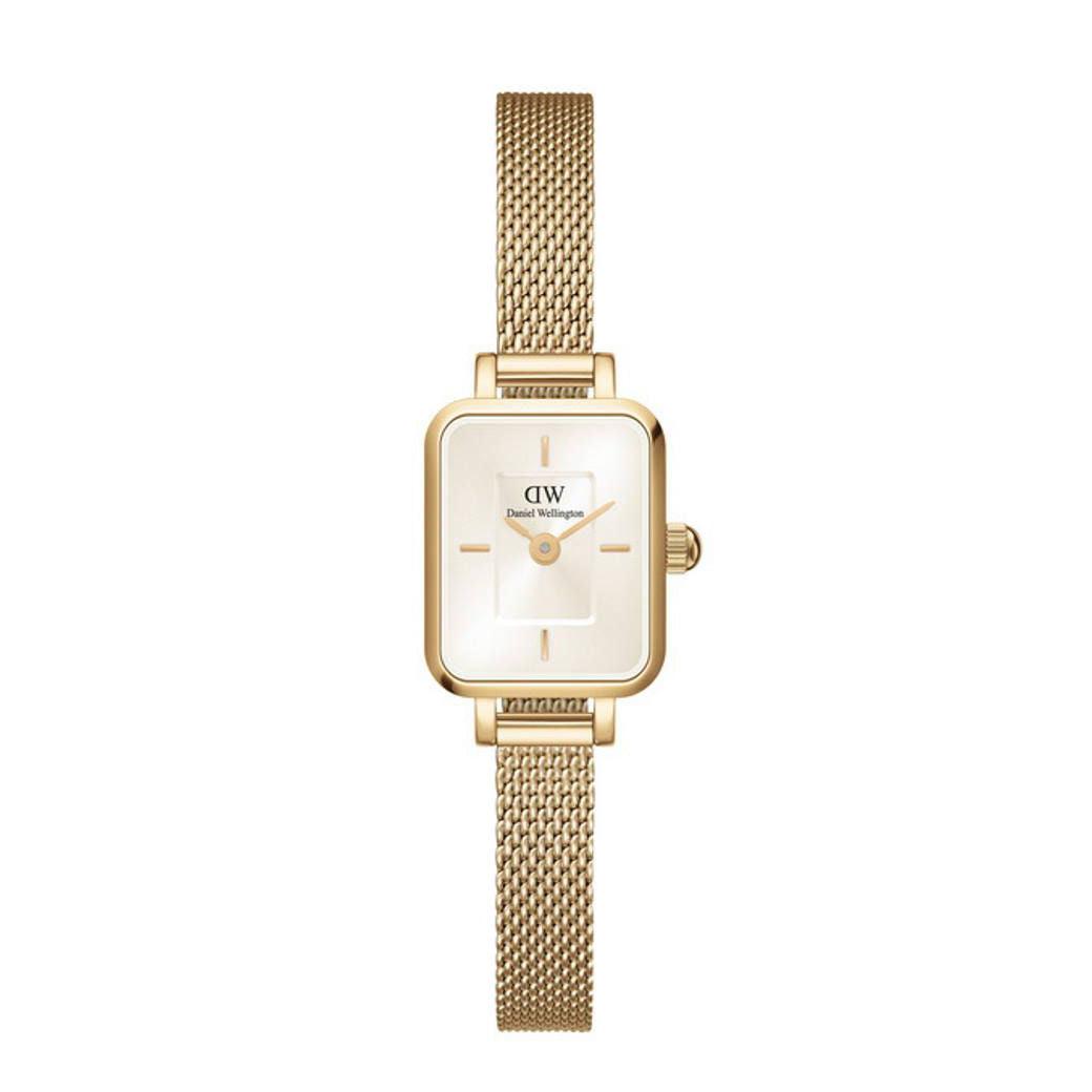 Daniel Wellington Quadro Mini Evergold Champagne Firkantet Dameur – ADW00100656