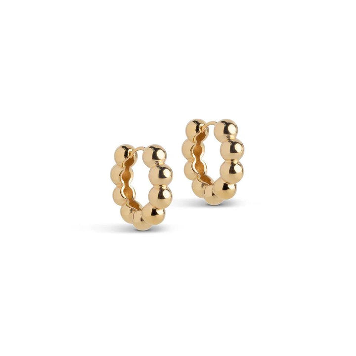 Enamel Ball Chunky Forgyldte Hoops 23mm – produktbillede 2