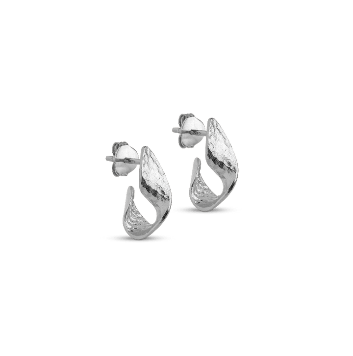 Enamel Daia Hoops I Sølv - E343SM – E343SM