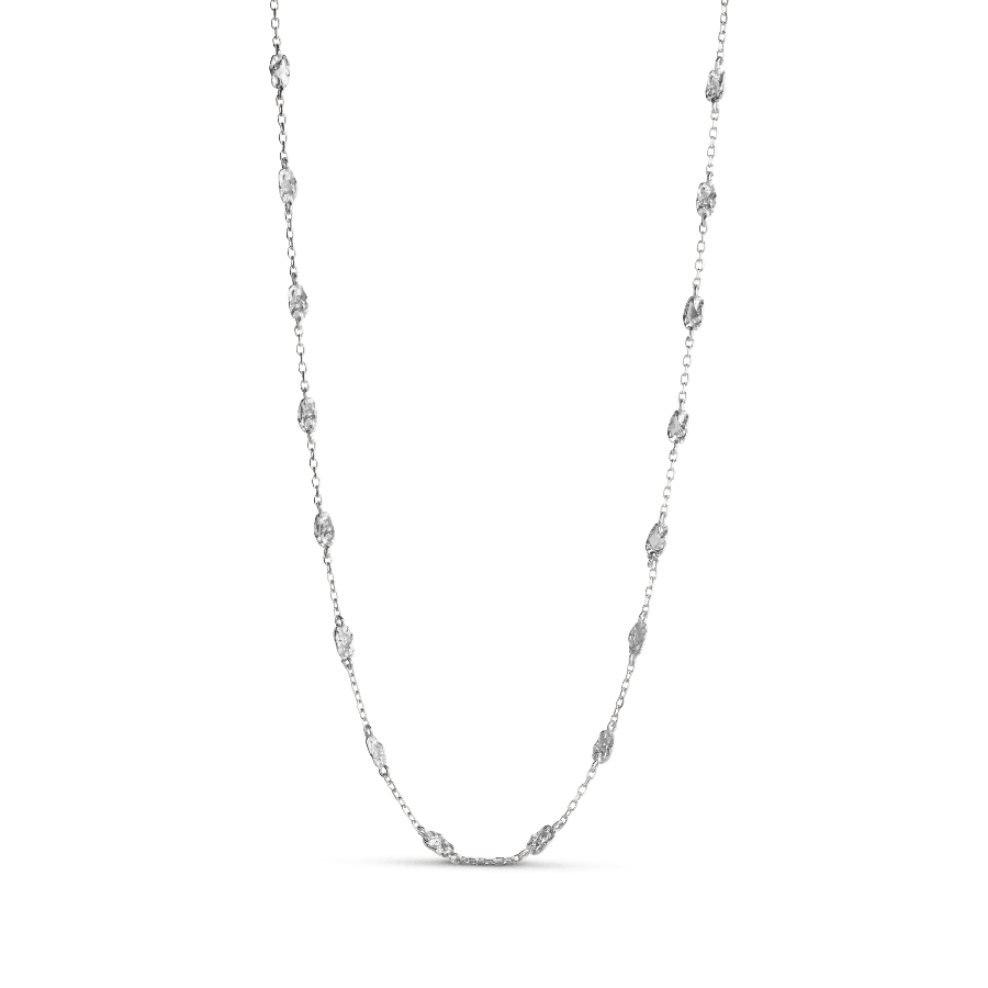 Enamel Kia Necklace sølv - N116SM – N116SM