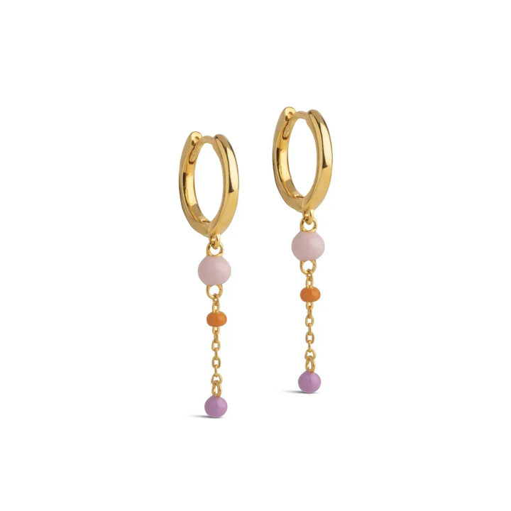 Enamel Lola Bold Blush Earrings – E424G-Blush