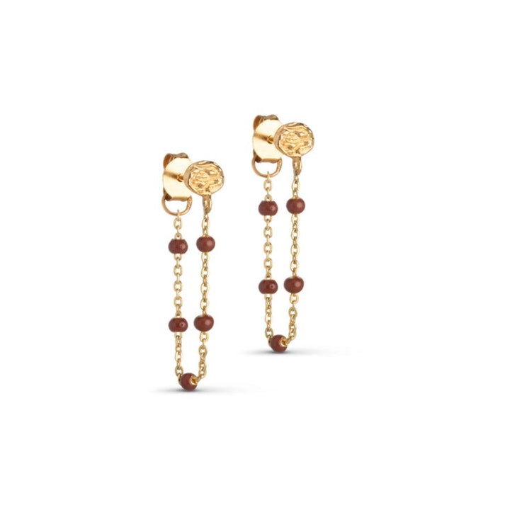 Enamel Lola Øreringe Copper - E140GM-Copper – E140GM-Copper