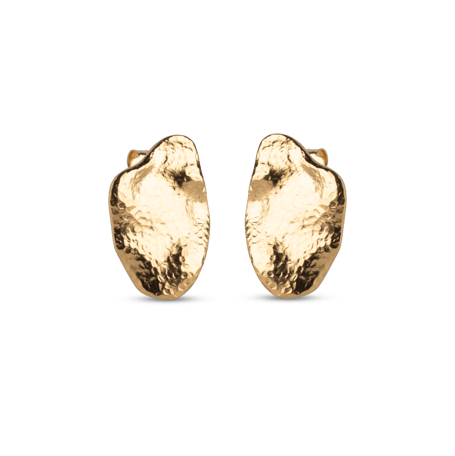 Enamel Maia Large Studs - Forgyldte Ørestikker - E387GM – E387GM