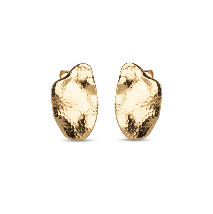 Enamel Maia Large Studs - Forgyldte Ørestikker - E387GM – E387GM