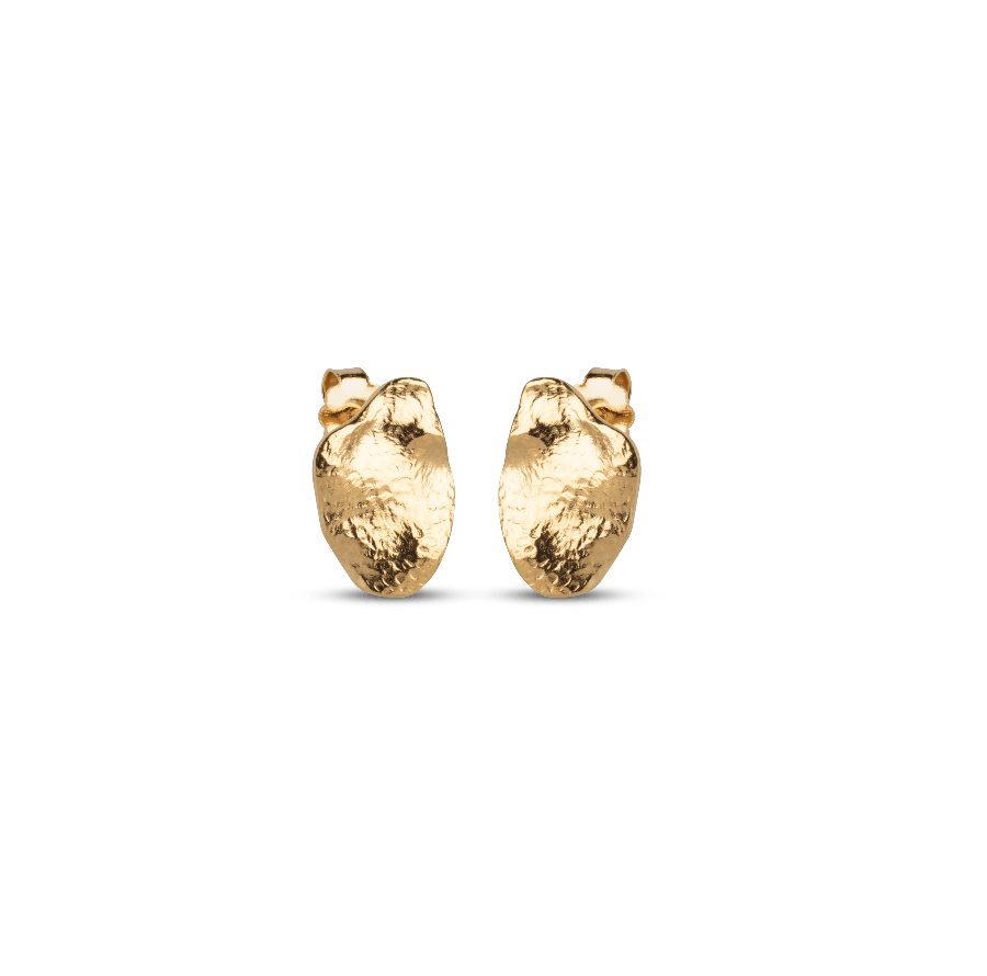 Enamel Maia Small Studs - Forgyldte Ørestikker - E386GM – E386GM