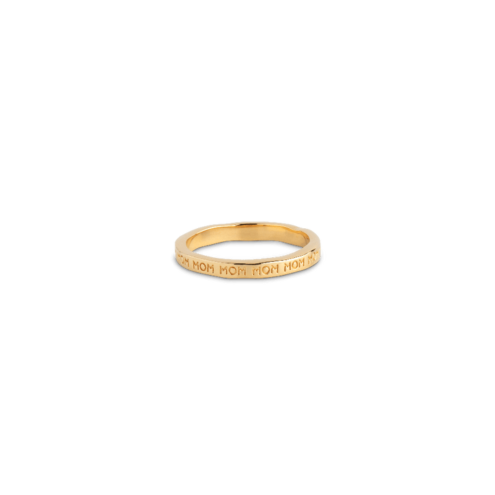 Enamel Mom Forgyldt Ring - R86G – R86G-001