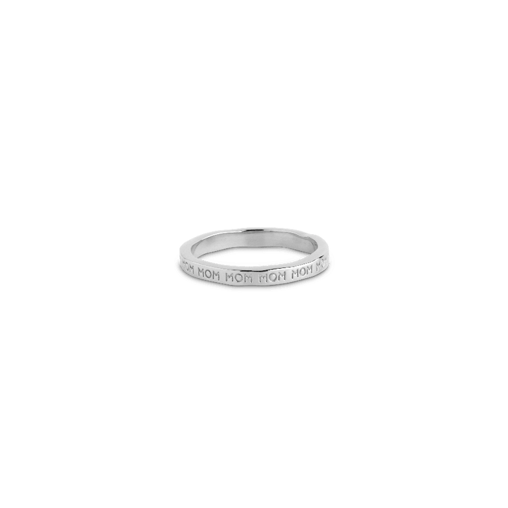 Enamel Mom Sølv Ring - R86S – R86S-001