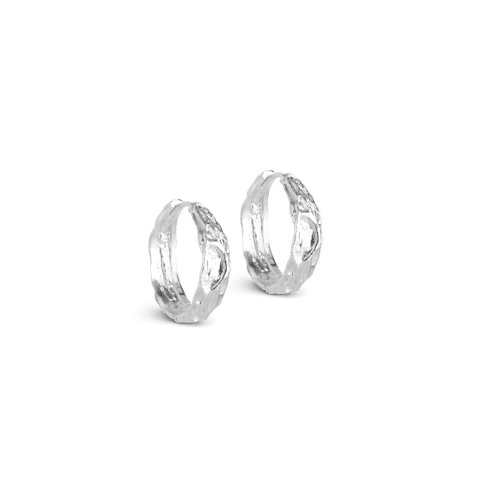 Enamel Nela Sølv Hoops 20 mm - E370SM – E370SM