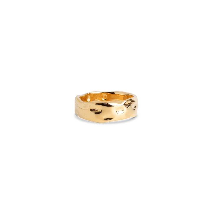 Enamel Sandra Forgyldt Ring - R91G Str 57 – R91G-003