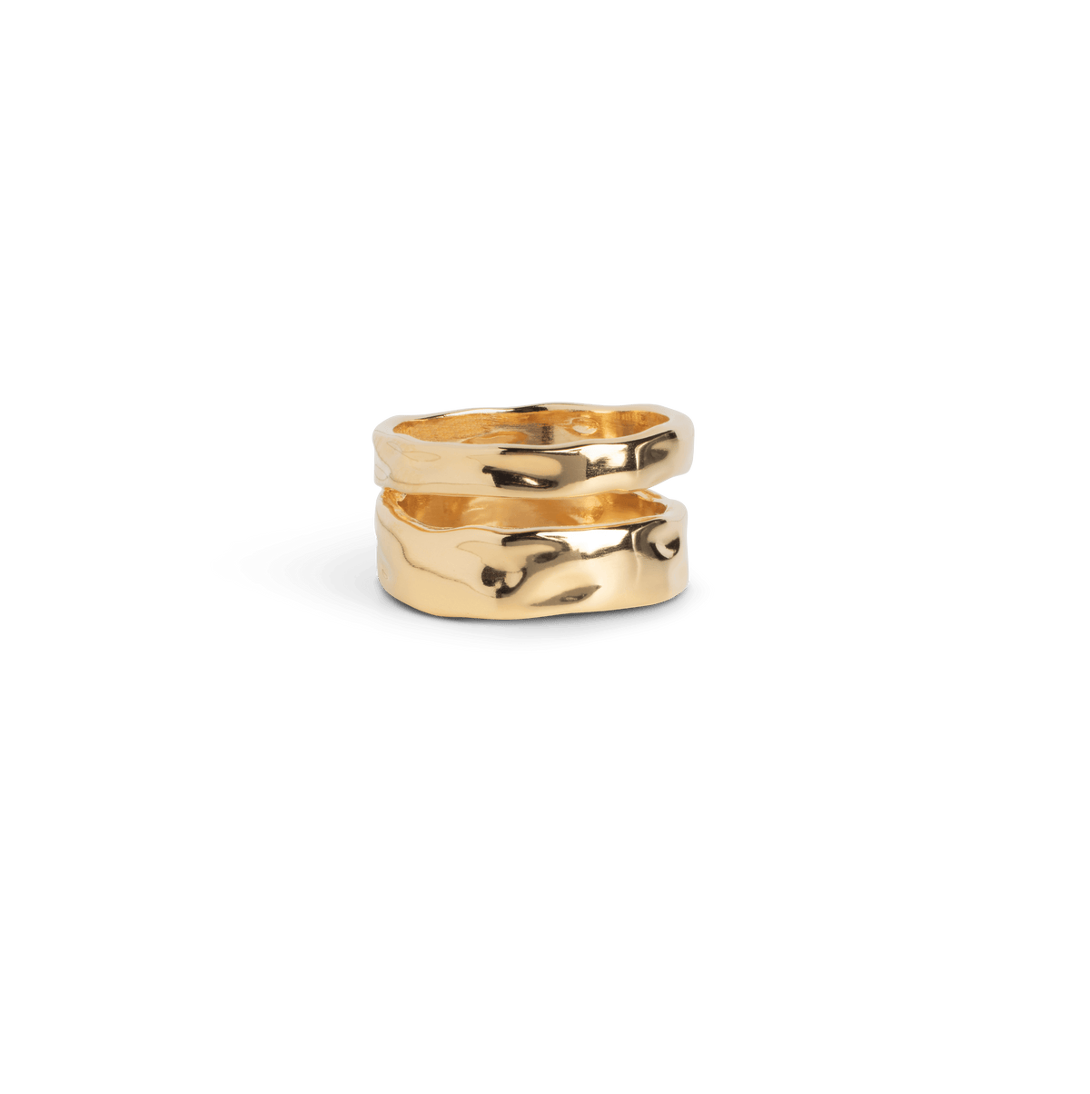 Enamel Sandra Statement Ring - Forgyldt - R92G – R92G-001