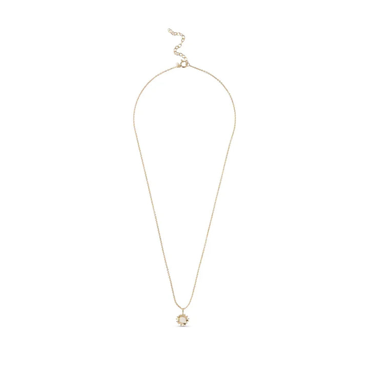Enamel Sunshine Necklace Daisy – N136G-Daisy