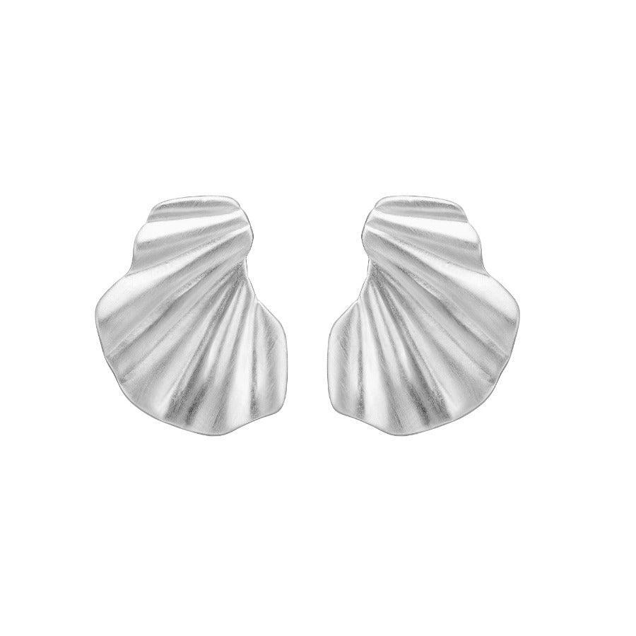 Enamel Wave Earrings I Sølv - E70SM – E70SM