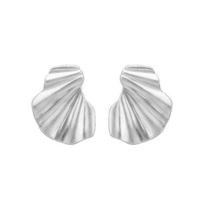 Enamel Wave Earrings I Sølv - E70SM – E70SM