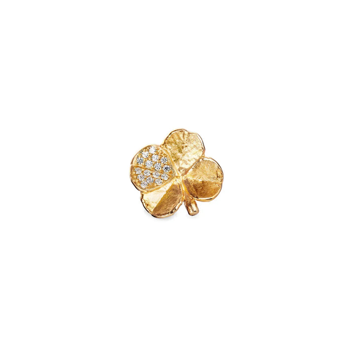Flora Danica Firkløver Pin Pave Forgyldt – 907.FLC-PI-G-PAVE