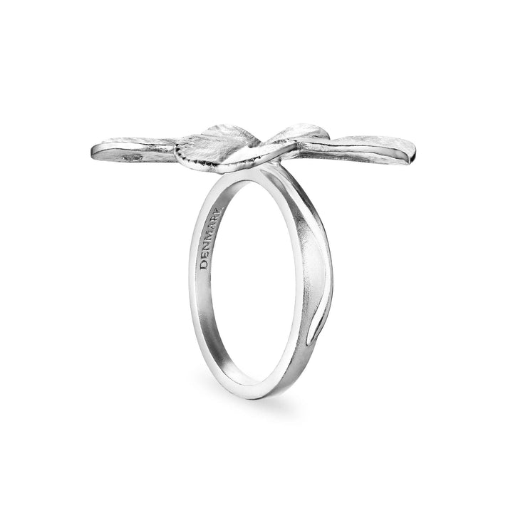 Flora Danica Firkløver Statement Ring - Sølv – produktbillede 2