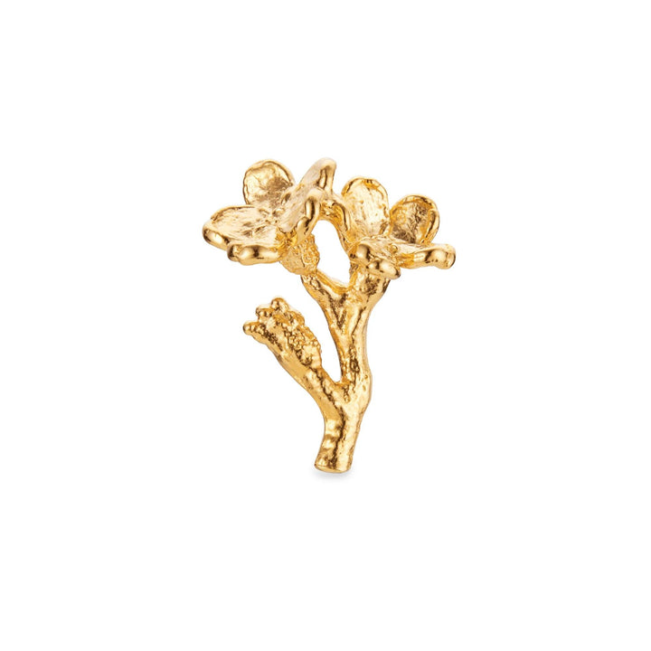Flora Danica Forglemmigej Pin - Sølv Forgyldt – 907.FMN-PI-G