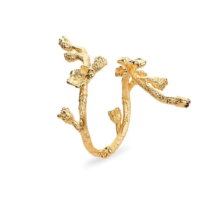 Flora Danica Forglemmigej Statement Ring – FMN-STRI-G-001