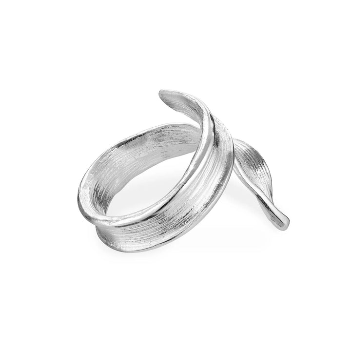 Flora Danica Græs Statement Ring - Sølv – produktbillede 2