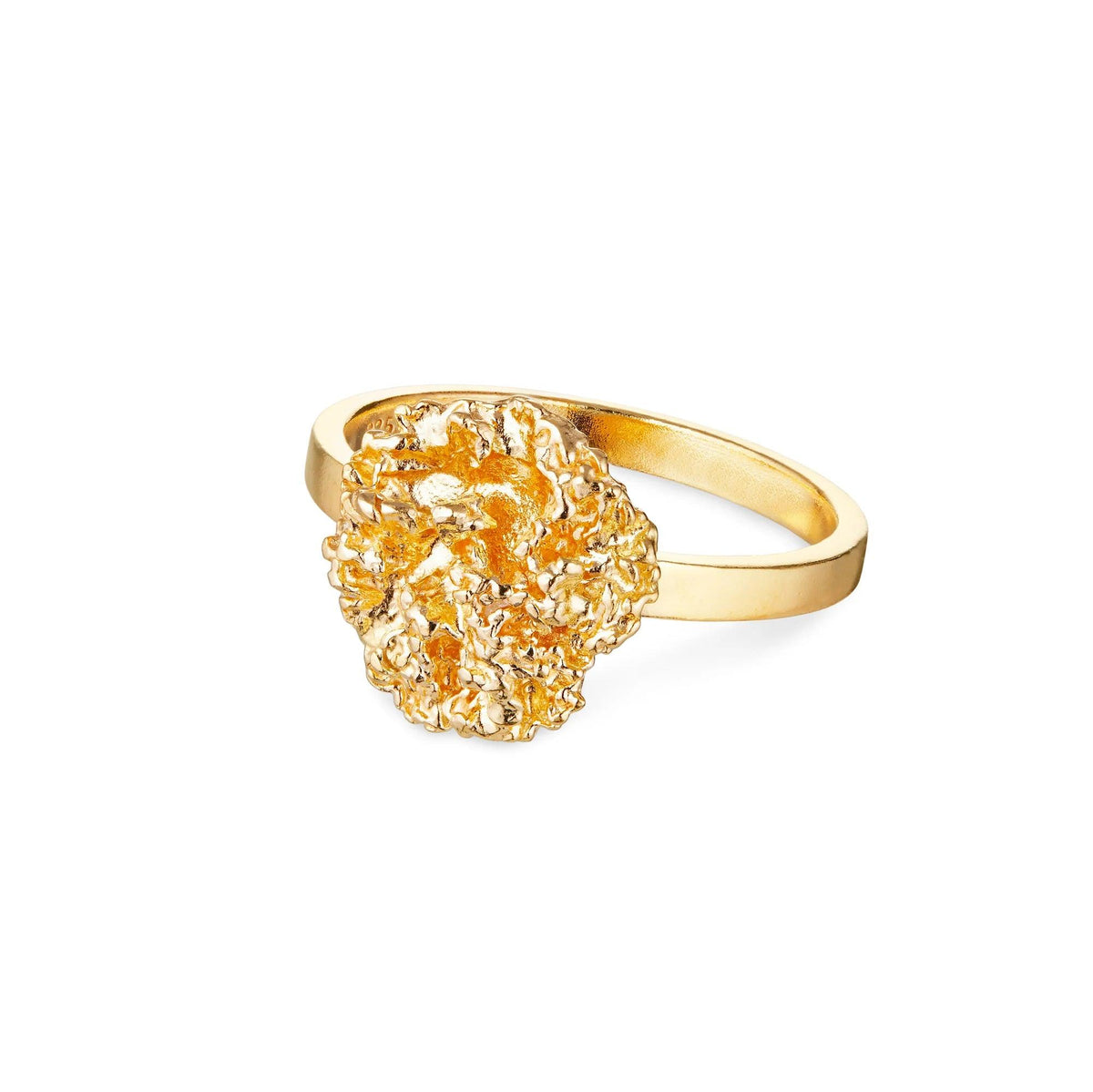 Flora Danica Persille Ring - Sølv Forgyldt – 907.PAR-RI-G-001
