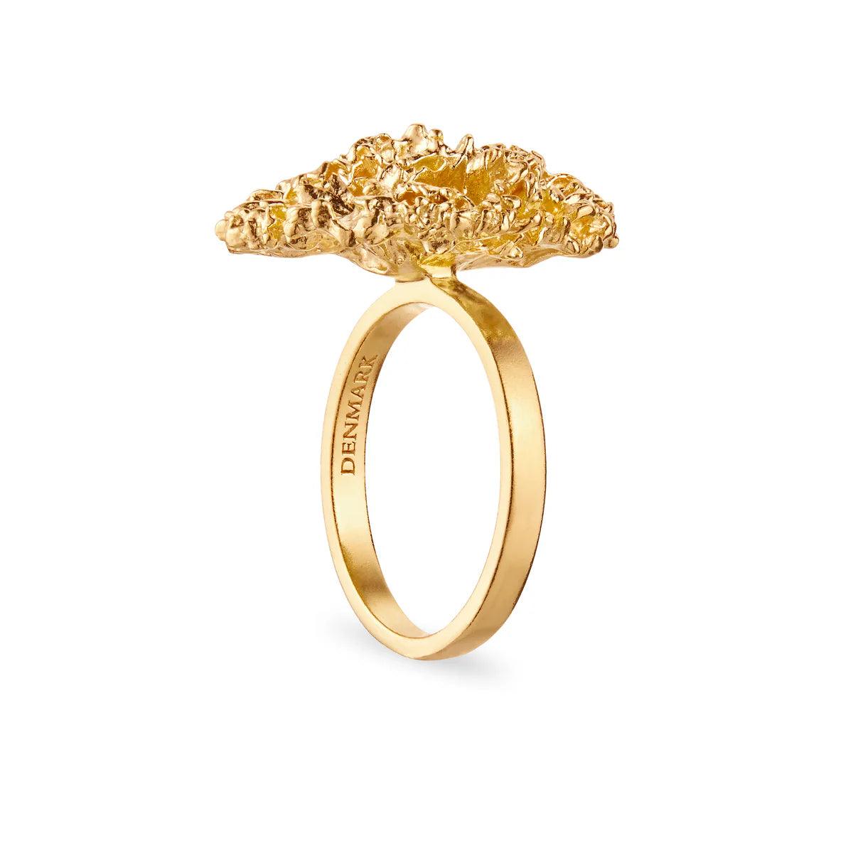 Flora Danica Persille Statement Ring - Forgyldt – 907.PAR-STRI-G-001