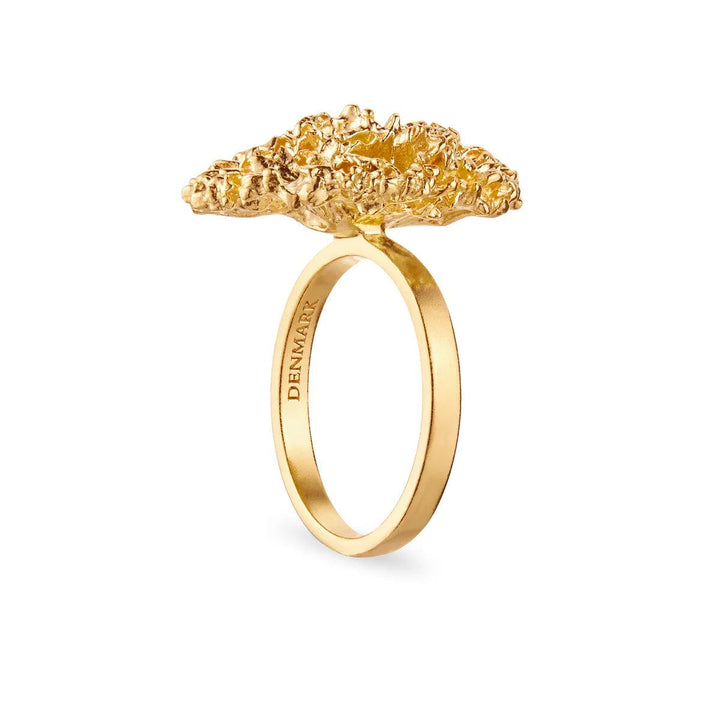 Flora Danica Persille Statement Ring - Forgyldt – 907.PAR-STRI-G-001