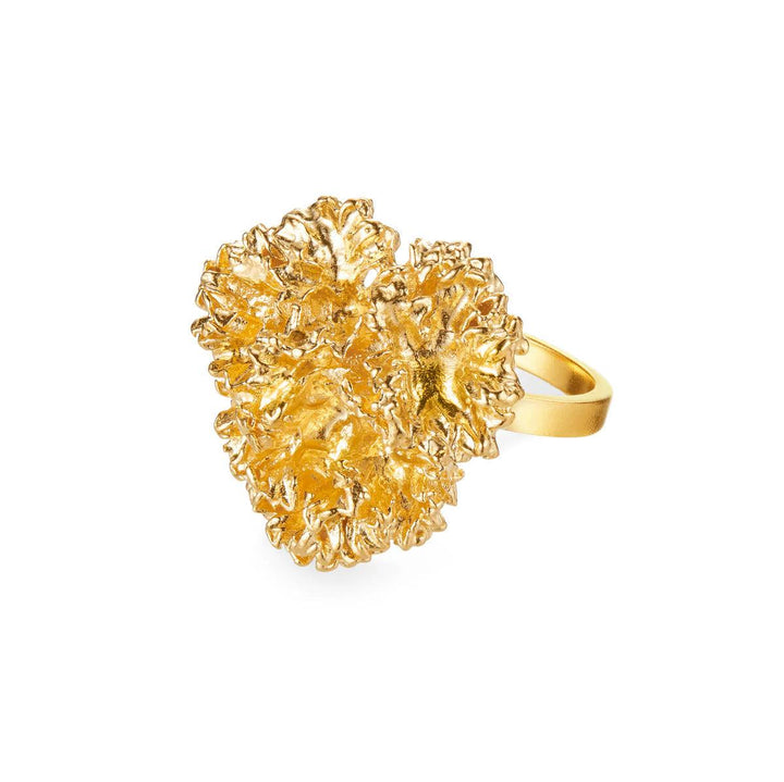 Flora Danica Persille Statement Ring - Forgyldt – produktbillede 2