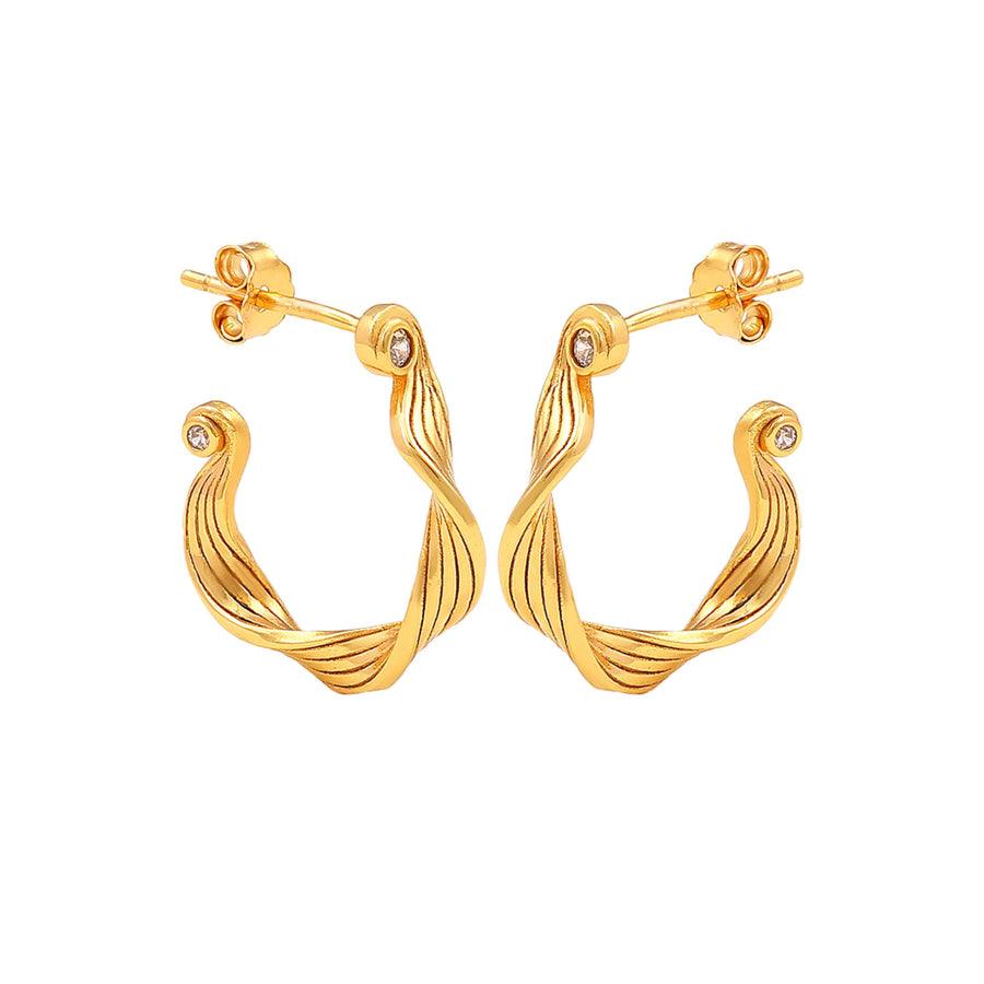 Hultquist Copenhagen  Audrey Forgyldte Hoops – S08601G