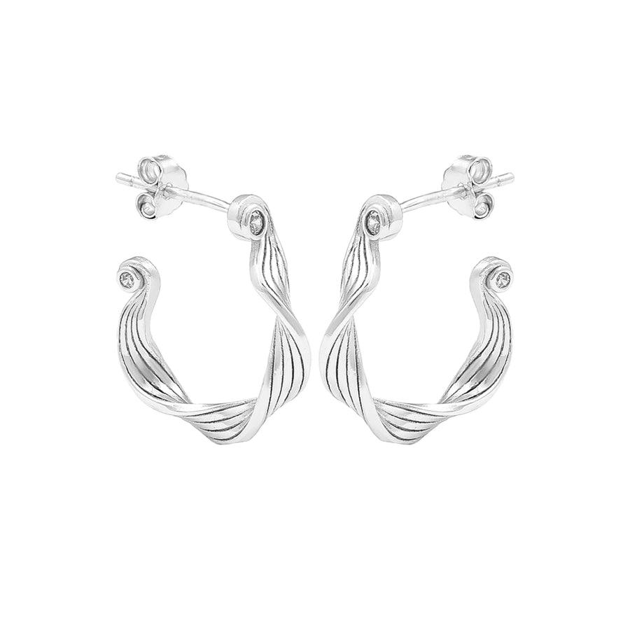 Hultquist Copenhagen Audrey Sølv Hoops – S08601S