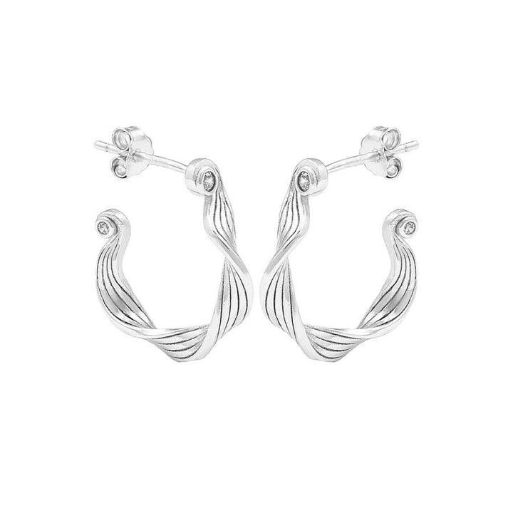 Hultquist Copenhagen Audrey Sølv Hoops – S08601S