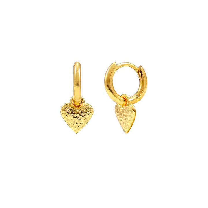 Hultquist Mini Heart Hoops Forgyldt – S08507G