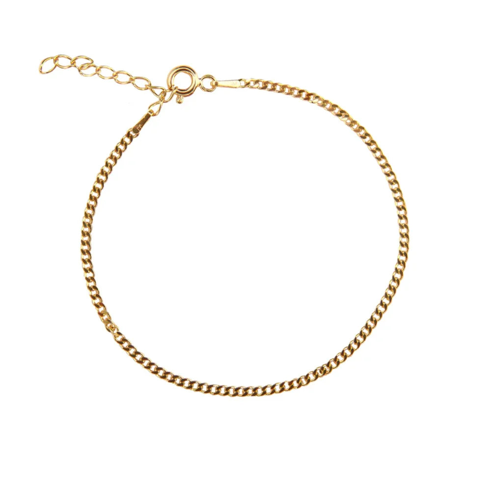 Jeberg Jewellery Baby Saga Bracelet I Forgyldt Sølv – 44250-16-G