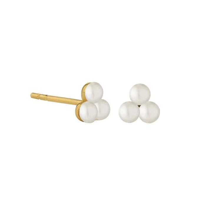 Jeberg Jewellery Cordelia Triple Pearl Stud – 52715