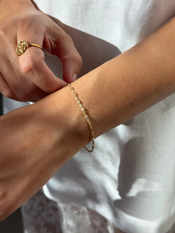 Jeberg Jewellery Effy Bracelet I Forgyldt Sølv – produktbillede 2