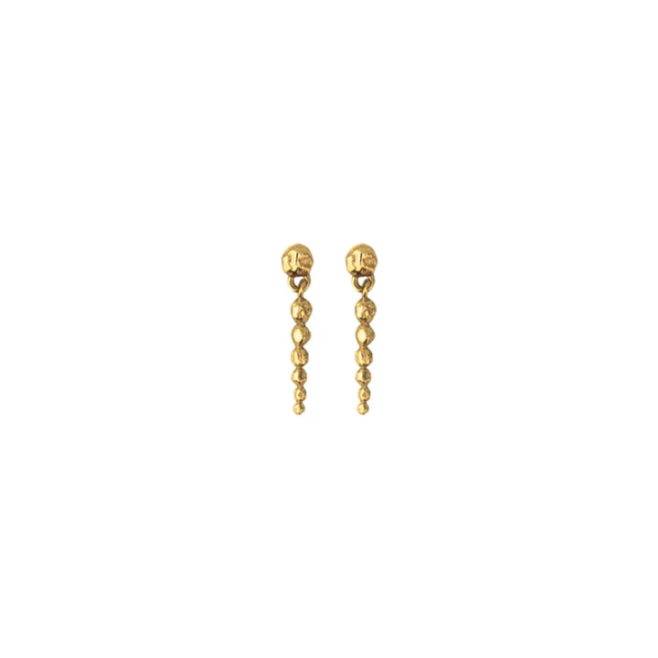 Jeberg Jewellery Golden Sun Drop Stud I Forgyldt Sølv – 53010