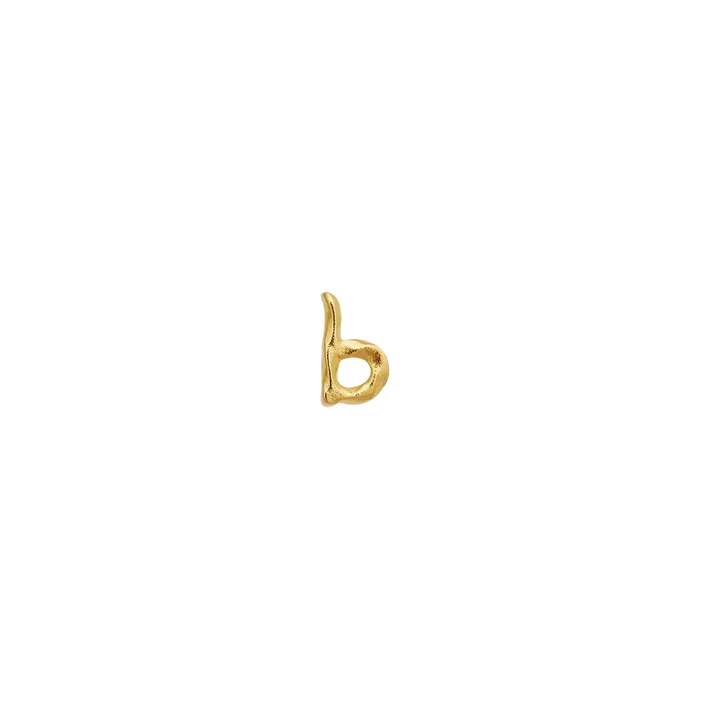 Maanesten Alphabet Single Bogstav Ørestik A–W i Forgyldt – produktbillede 3