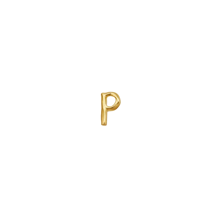 Maanesten Alphabet Single Bogstav Ørestik A–W i Forgyldt – produktbillede 17