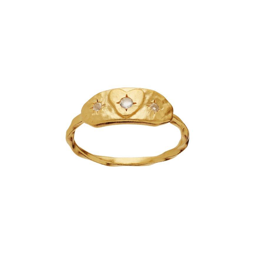 Maanesten Amarit Forgyldt Ring – 4840A-001