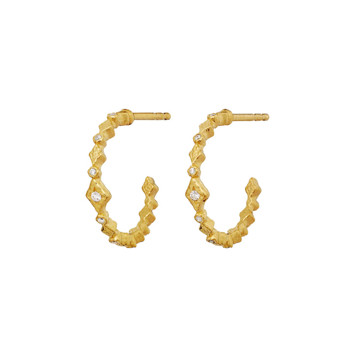 Maanesten Arlette Forgyldte Hoops – 10020A