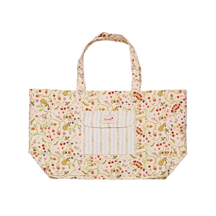 Maanesten Big Canvas Tote Garden Magic Ivory – 4122