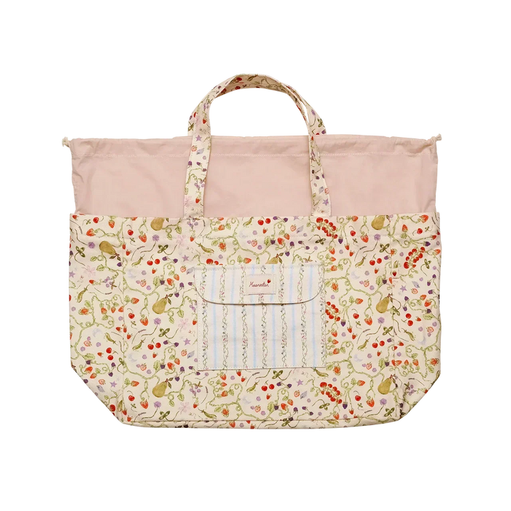 Maanesten Big Canvas Tote Garden Magic Ivory – produktbillede 2