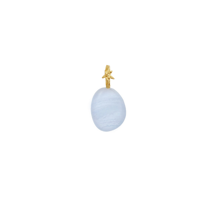 Maanesten Blue Lace Air Spirit Pendant Vedhæng - Forgyldt – 2831A