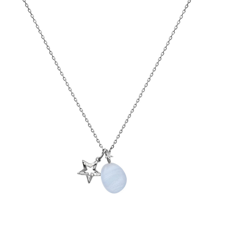 Maanesten Blue Lace Air Spirit Pendant Vedhæng - Sølv – produktbillede 2