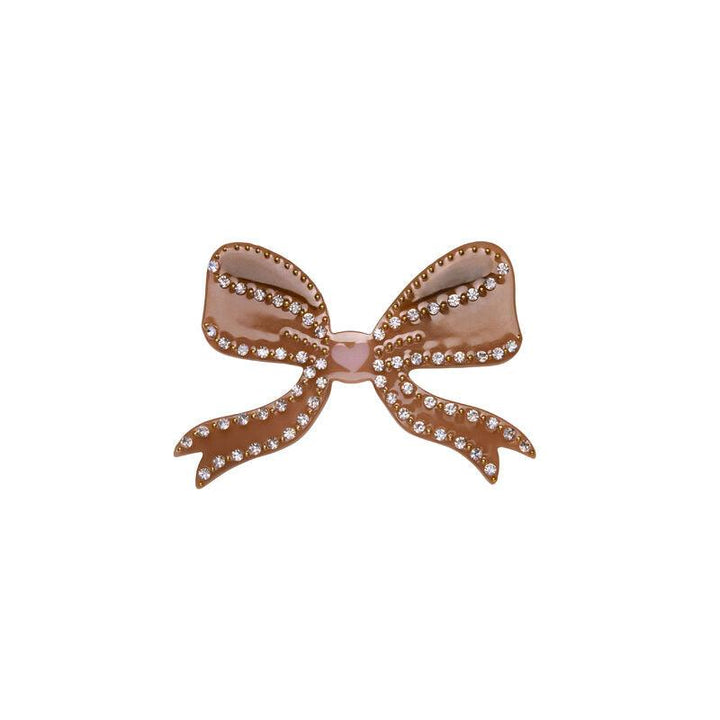 Maanesten Bow Hair Clip Mocha – 4012-Onesize