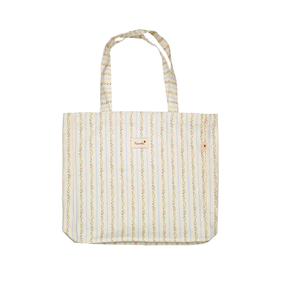 Maanesten Canvas Totebag Summer Stripes Blue – 4121-Onesize