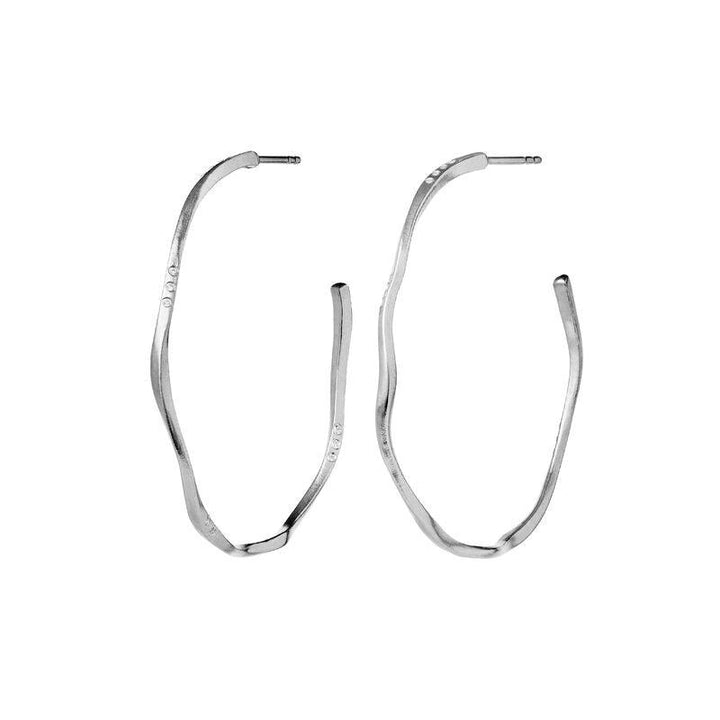 Maanesten Echo Grande Hoops 43mm i Sølv - 9863C – 9863C