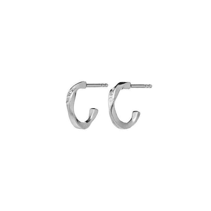 Maanesten Echo Petite Hoops 12mm i Sølv - 9861C – 9861C
