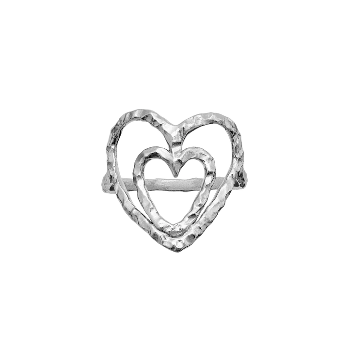 Maanesten Felicity Sølv Hjerte Ring – 4880C-001